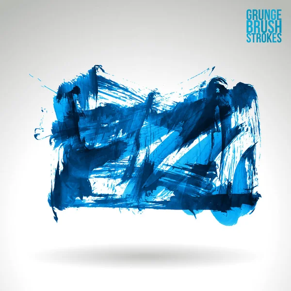 Abstract Grunge Brush Strokes Vector Background — Stock Vector