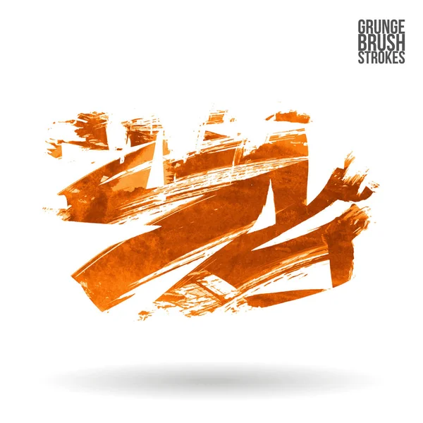 Grunge Brush Strokes Vector Illustration — Stock Vector