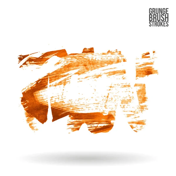 Grunge Brush Strokes Vector Illustration — Stock Vector