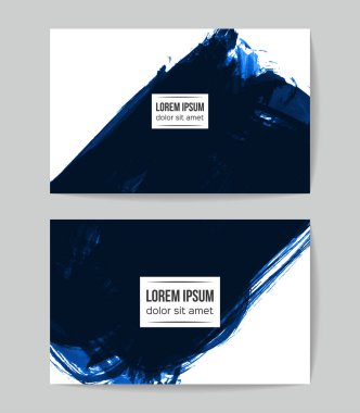 Soyut grunge fırça vuruşları, vektör arka plan