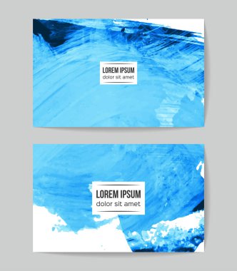 Soyut grunge fırça vuruşları, vektör arka plan