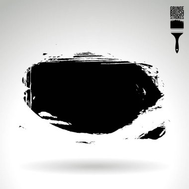 Soyut grunge fırça vuruşları, vektör arka plan