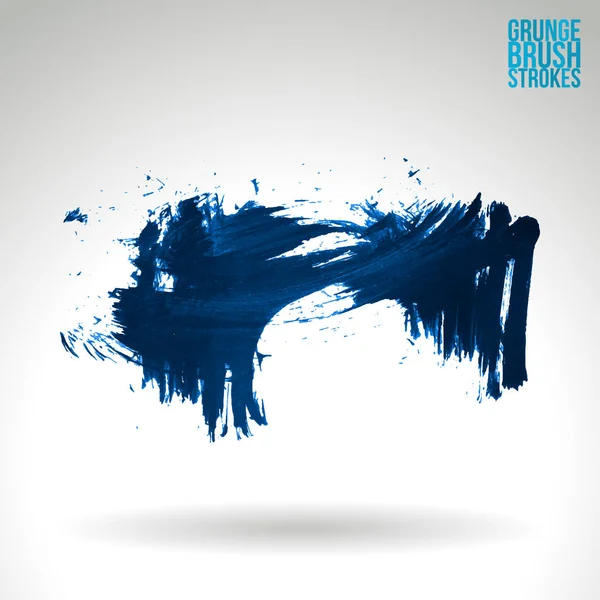Abstract Grunge Brush Strokes Vector Background — Stock Vector