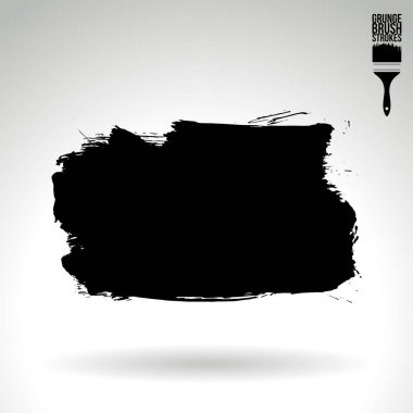 Soyut fırça vuruşları, vektör arka planı