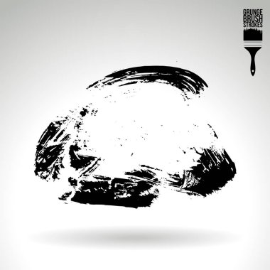 Soyut grunge fırça vuruşları, vektör arka plan