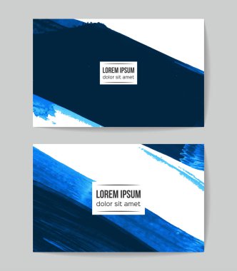 Soyut grunge fırça vuruşları, vektör arka plan