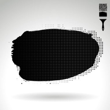 Soyut fırça vuruşları, vektör arka planı