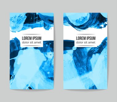 Soyut fırça vuruşları, vektör arka planı