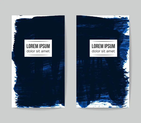 Soyut grunge fırça vuruşları, vektör arka plan