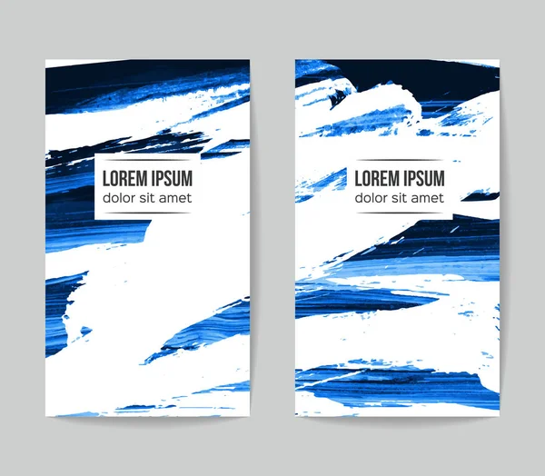 Soyut grunge fırça vuruşları, vektör arka plan