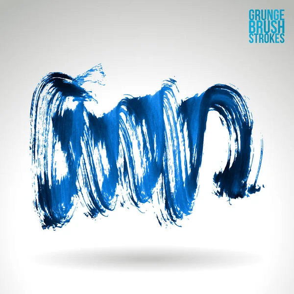 Abstract Grunge Brush Strokes Vector Background — Stock Vector