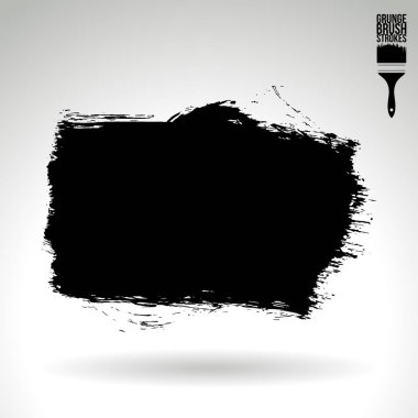 Soyut grunge fırça vuruşları, vektör arka plan