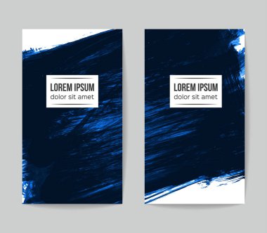 Soyut grunge fırça vuruşları, vektör arka plan