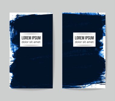 Soyut grunge fırça vuruşları, vektör arka plan