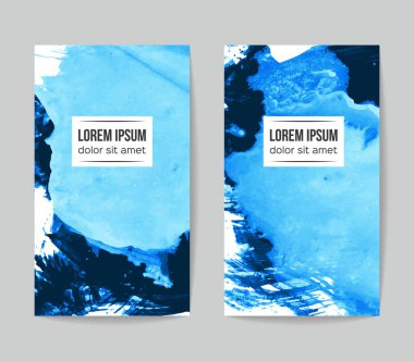 Soyut grunge fırça vuruşları, vektör arka plan