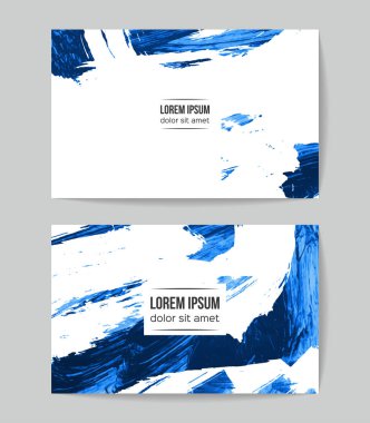 Soyut grunge fırça vuruşları, vektör arka plan