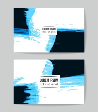 Soyut fırça vuruşları, vektör arka planı