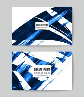 Soyut grunge fırça vuruşları, vektör arka plan