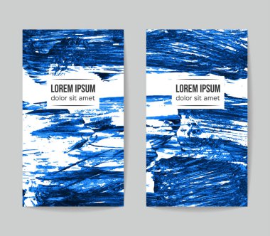 Soyut grunge fırça vuruşları, vektör arka plan