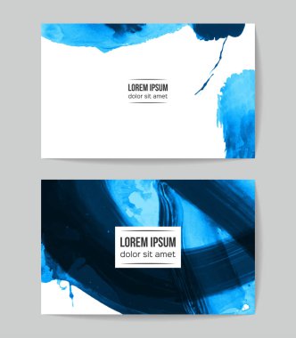 Soyut fırça vuruşları, vektör arka planı