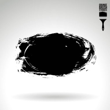 Soyut grunge fırça vuruşları, vektör arka plan