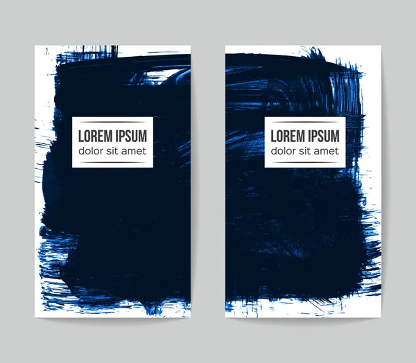 Soyut grunge fırça vuruşları, vektör arka plan