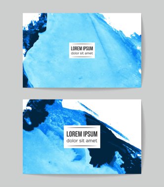 Soyut grunge fırça vuruşları, vektör arka plan