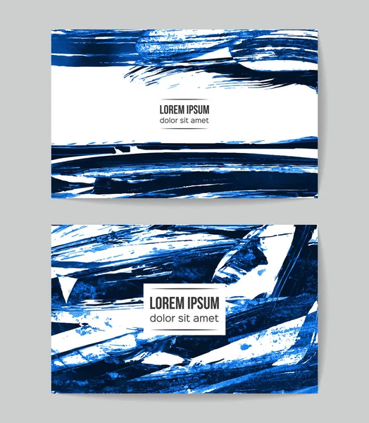 Soyut grunge fırça vuruşları, vektör arka plan