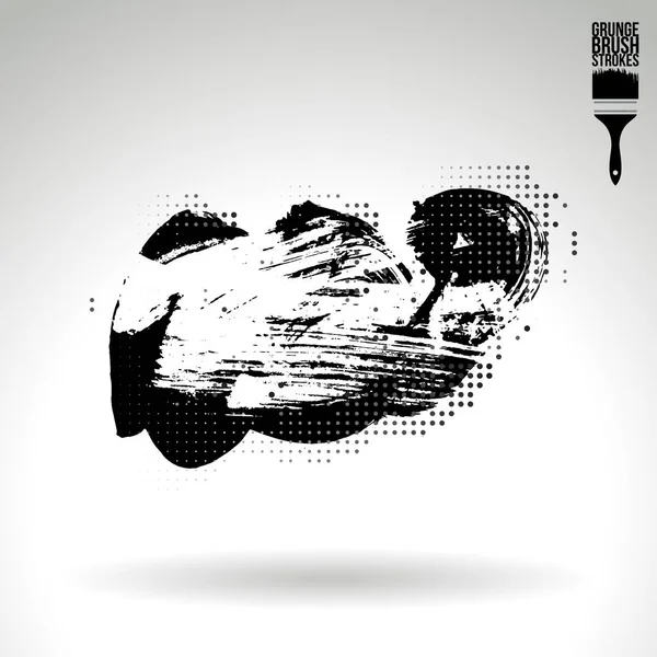 Soyut fırça vuruşları, vektör arka planı