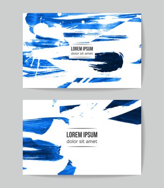 Soyut grunge fırça vuruşları, vektör arka plan