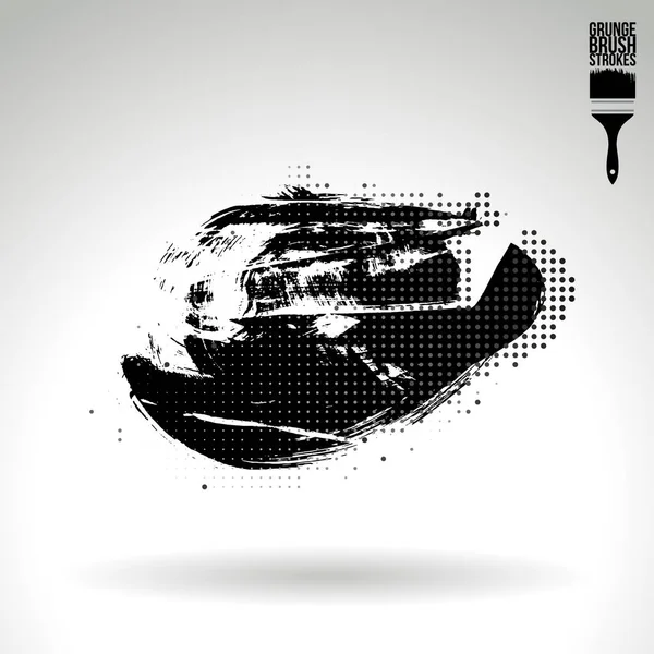 Soyut fırça vuruşları, vektör arka planı