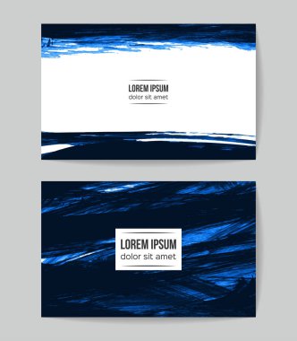 Soyut grunge fırça vuruşları, vektör arka plan