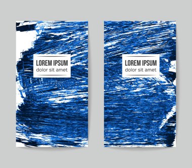 Soyut grunge fırça vuruşları, vektör arka plan