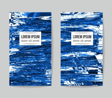 Soyut grunge fırça vuruşları, vektör arka plan