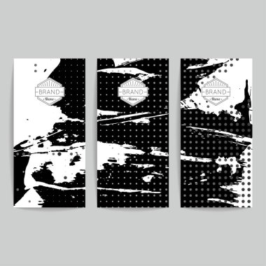 fırça vuruş siyah vektör arka plan