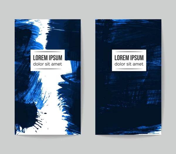 Soyut grunge fırça vuruşları, vektör arka plan