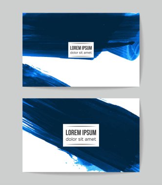 Soyut grunge fırça vuruşları, vektör arka plan