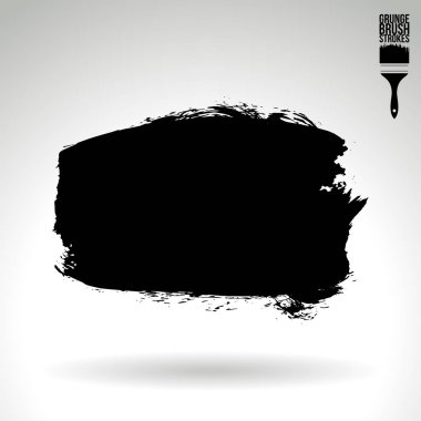 Soyut fırça vuruşları, vektör arka planı