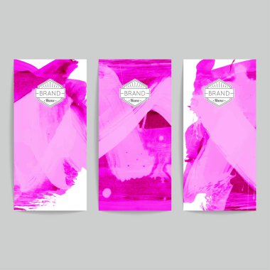 Soyut fırça vuruşları, vektör arka planı