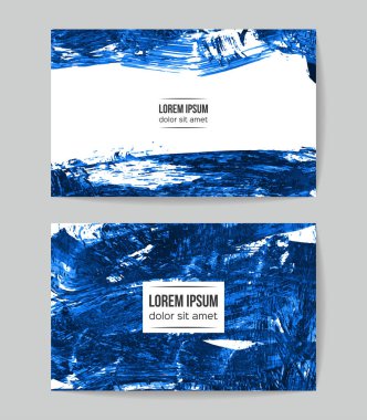 Soyut grunge fırça vuruşları, vektör arka plan