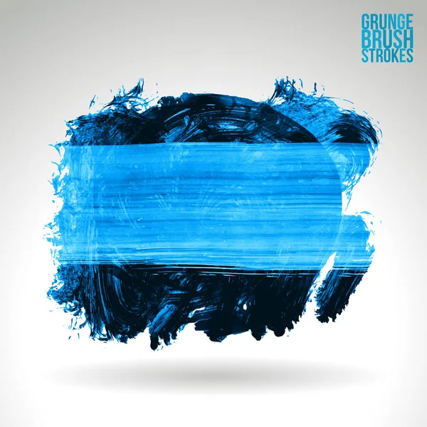 Abstract Grunge Brush Strokes Vector Background — Stock Vector