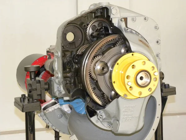 Lycoming Piston Engine Werd Gebruikt Islander Marine Surveillance Vliegtuigen Bij — Stockfoto