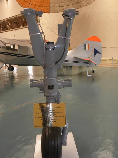 Нос Шасси Самолета Аэрокосмическом Музее Hal — стоковое фото