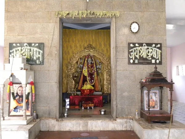 Godin Durga Tempel Vishwa Shanti Ashram Nelamangala — Stockfoto