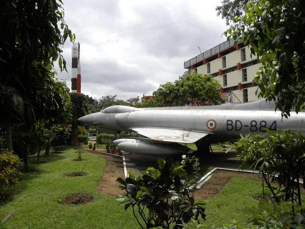 24飞机 印度首架本土战斗机 超音速飞行能力 重复功率控制 Visvesvaraya工业公司 技术博物馆 — 图库照片