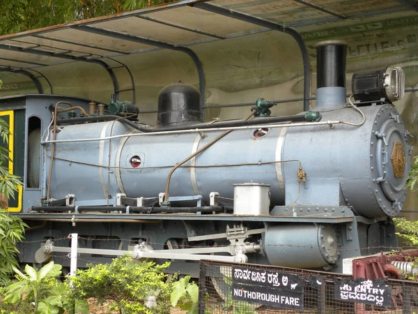 Steam Locomotive Locomotora Vapor Calibre Metros Motor Vapor Clase Con — Foto de Stock