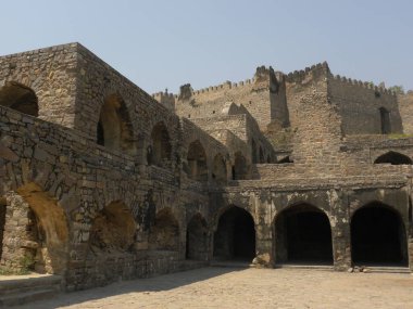 Kalenin antik kalıntıları, Golconda kalesi. 