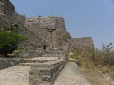 Kalenin antik kalıntıları, Golconda kalesi. 