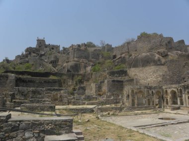 Kalenin antik kalıntıları, Golconda kalesi. 
