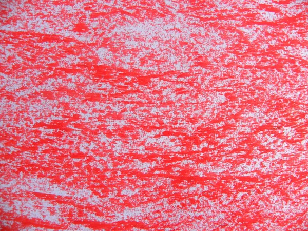 Red Color Oil Pastel Textured Background — Stock Photo, Image